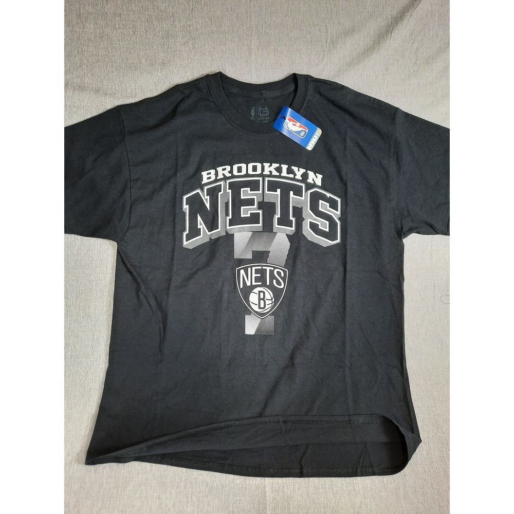 NBA Brooklyn NETS 8 Durant Men XL Art Logo Print Round-Neck Pullover Tee-Shirt